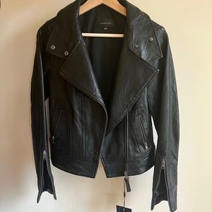 Mackage for Aritzia leather jacket (NWT)